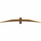Ekena Millwork Bellingham Timber Gable Bracket, Western Red Cedar, 60"W x 10"H x 1 1/2"D x 3 1/2"F, 4/12 Pitch GBW060X10X0204BEL00SWR - alternate 4